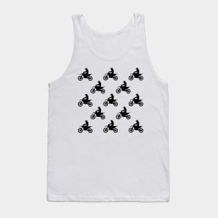 Dirt bike pattern Tank Top